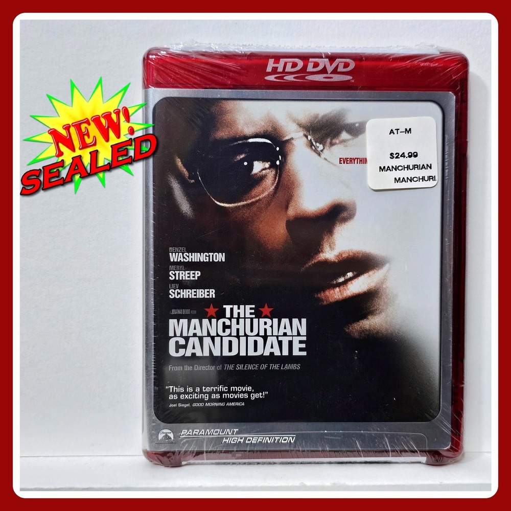 The Manchurian Candidate HD DVD Denzel Washington Meryl Streep‎ New Sealed